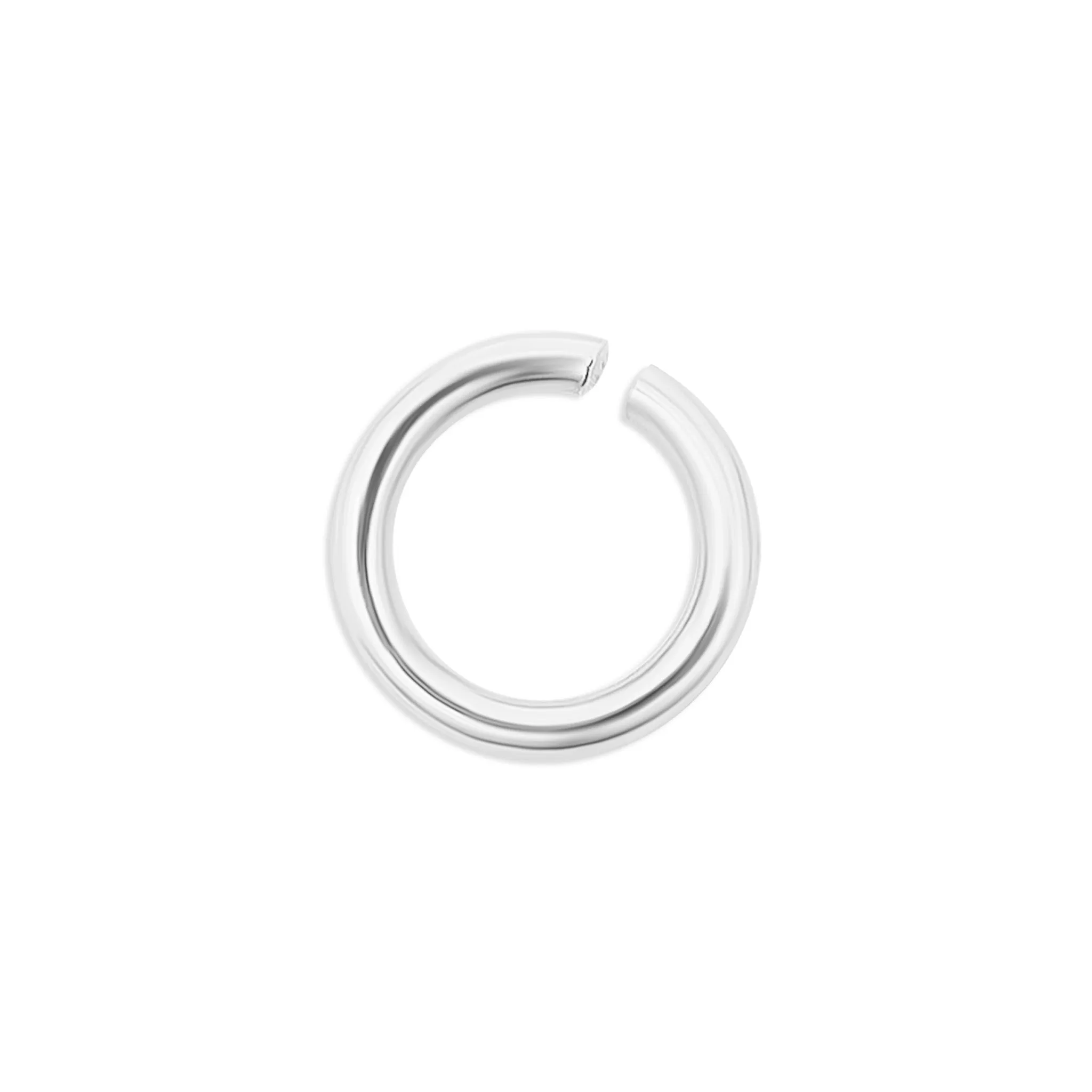 10 Pack .925 Sterling Silver Open Jump Rings / ENC0021