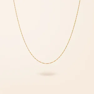 10K Gold Twist Necklace