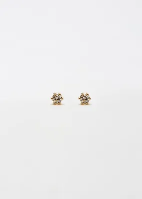 14K Gold Baby Diamond Studs