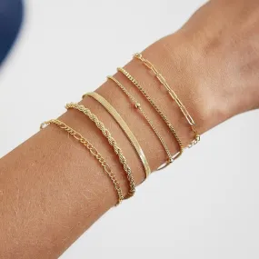 14k Gold Plated Stacking Bracelets