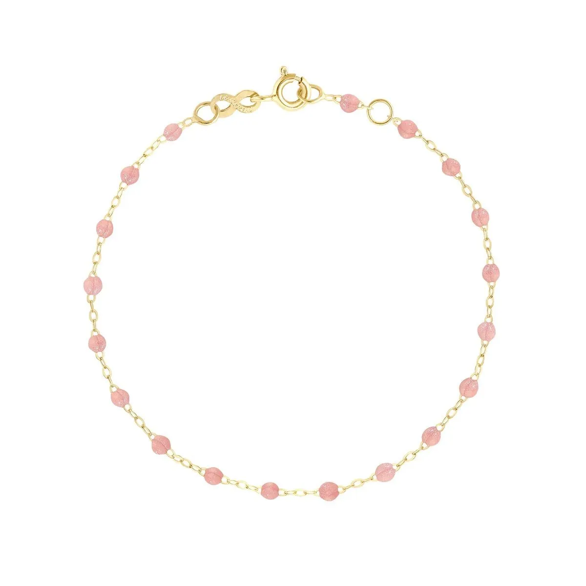 18K Gold & Blush Resin Classic Bracelet