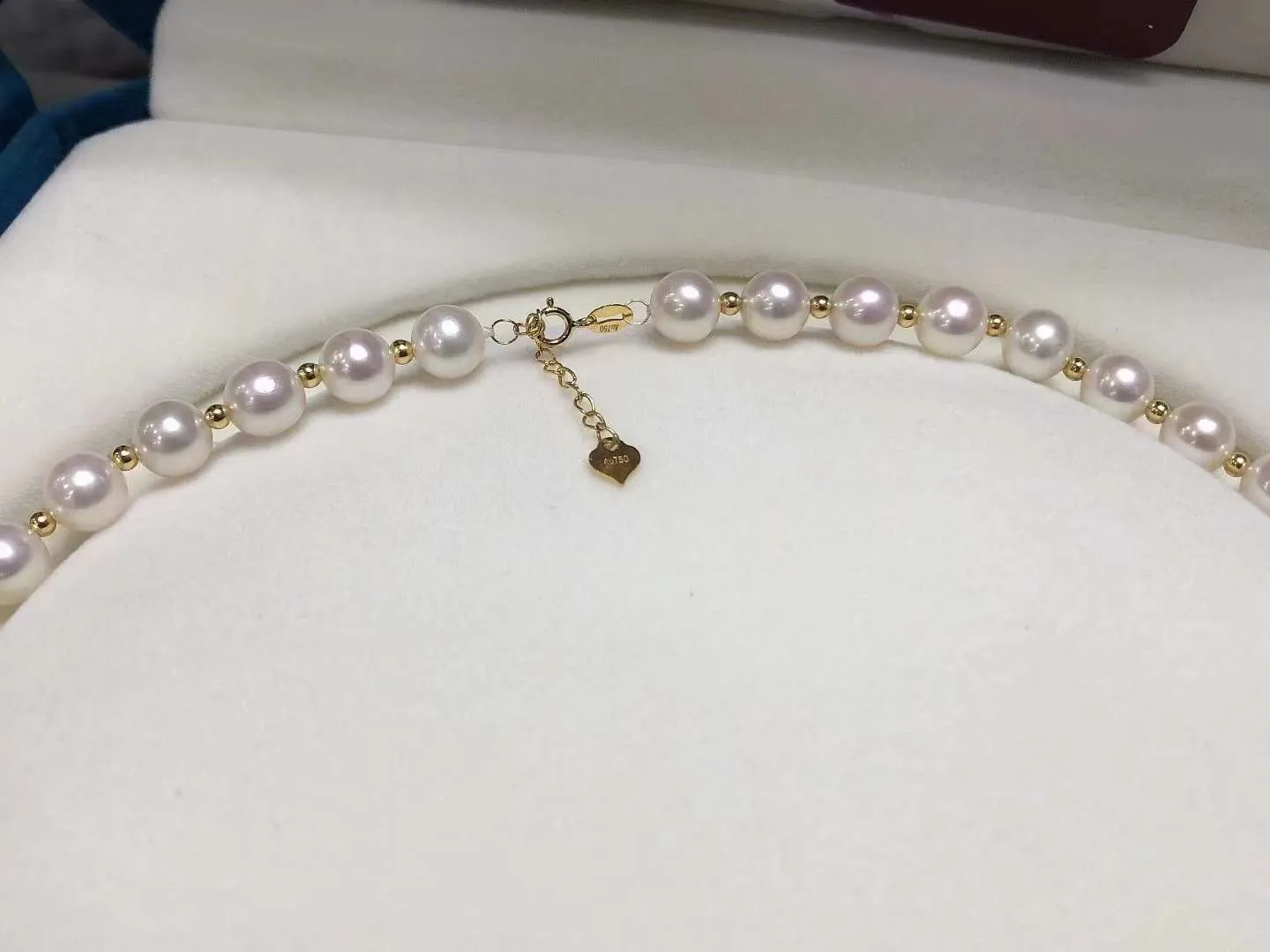 18K Gold Freshwater Pearls Necklaces - TS018