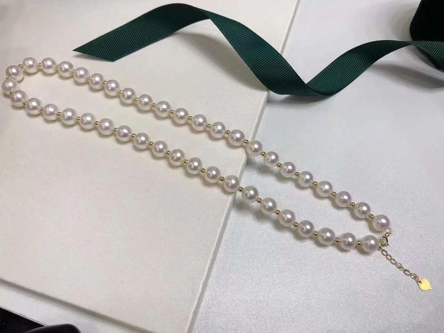 18K Gold Freshwater Pearls Necklaces - TS018