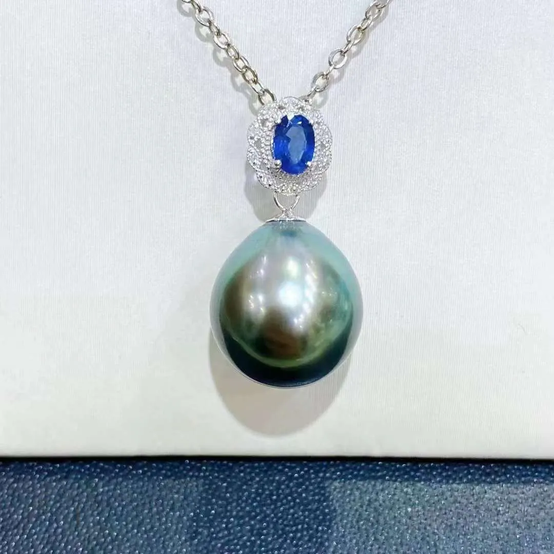 18K White Gold Tahitian Pearls Necklaces - TS013