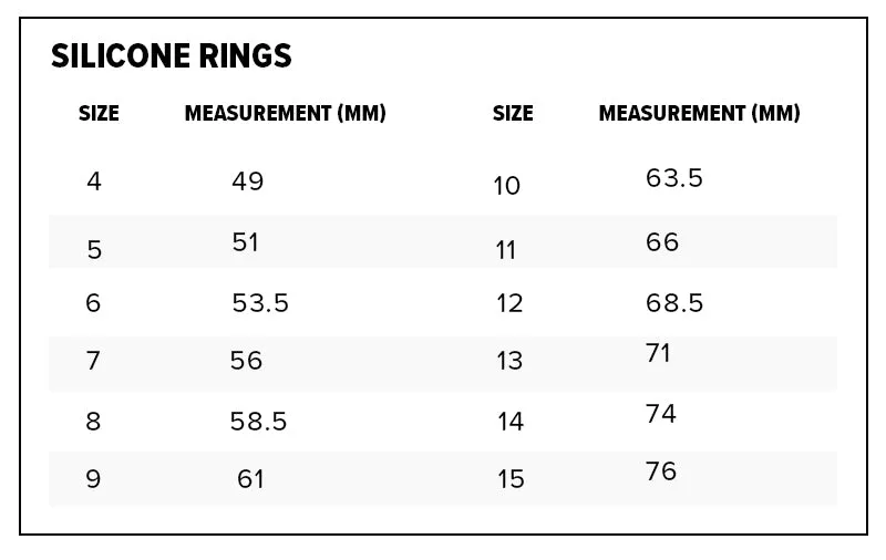 3 SILICONE RINGS   BEANIE