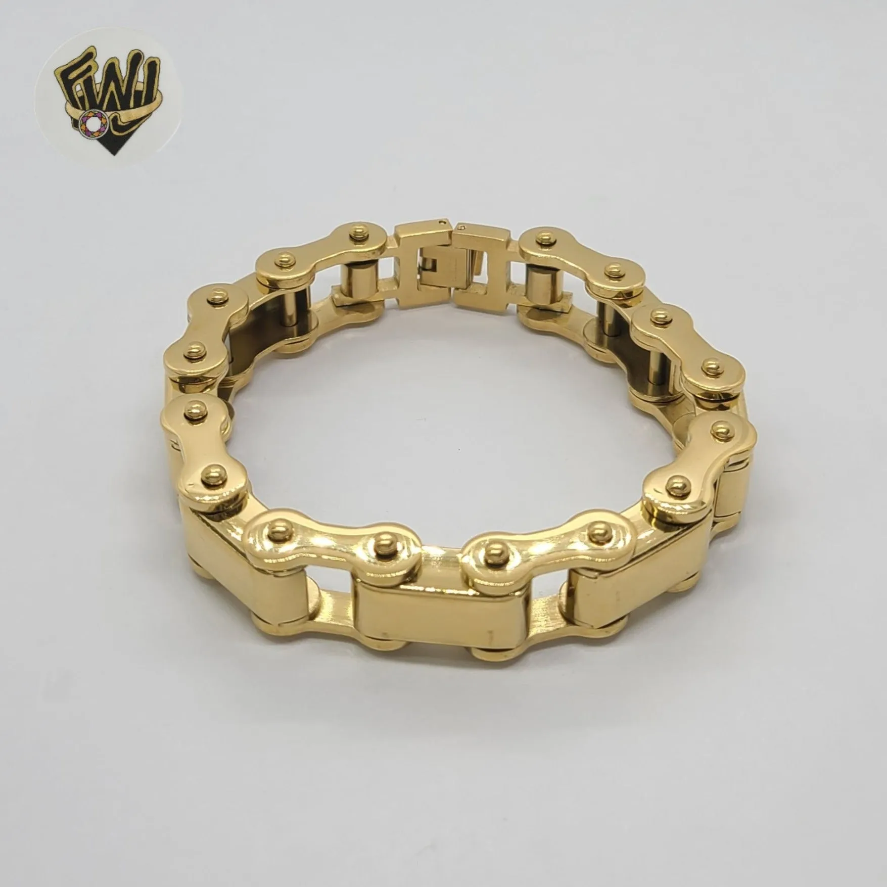 (4-4215) Stainless Steel - 17mm Alternative Link Bracelet - 9