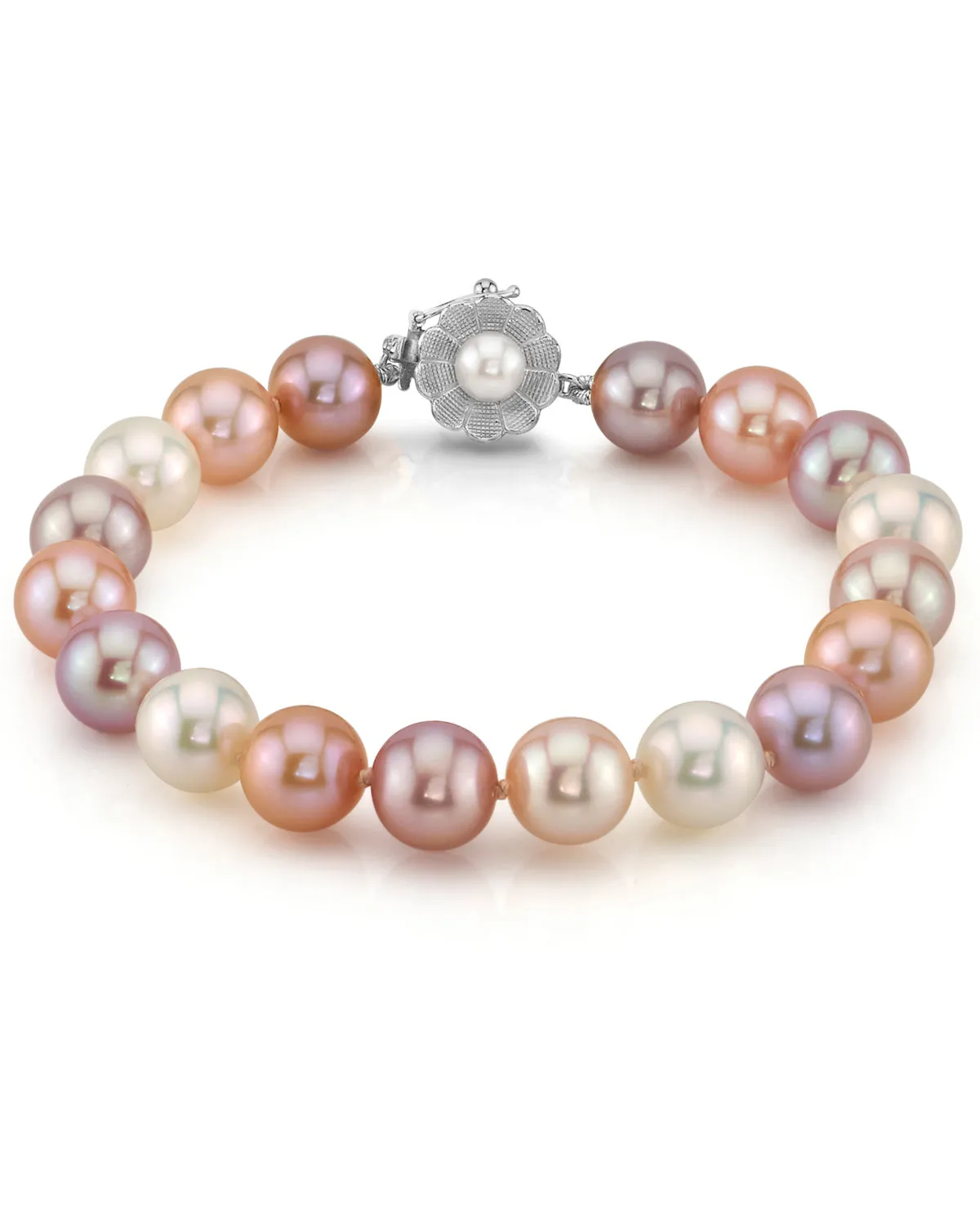 8.5-9.5mm Multicolor Freshwater Pearl Bracelet - AAAA Quality