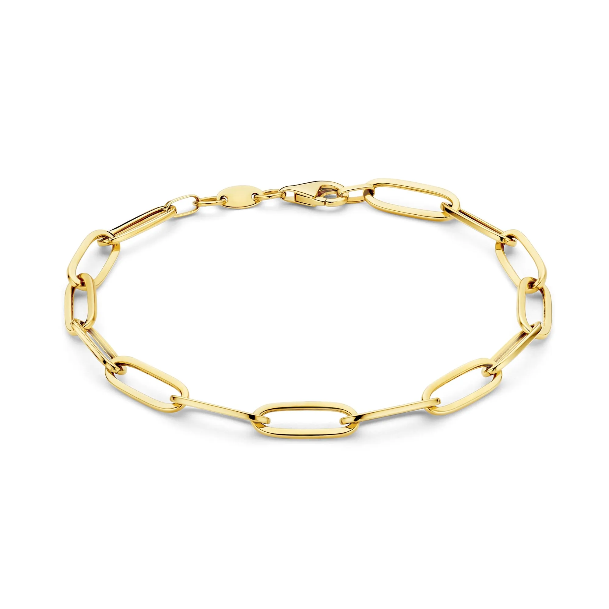 Aidee Odile 14 karat gold link bracelet