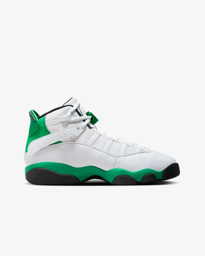 Air Jordan 6 Rings GS White Lucky Green 323419-131