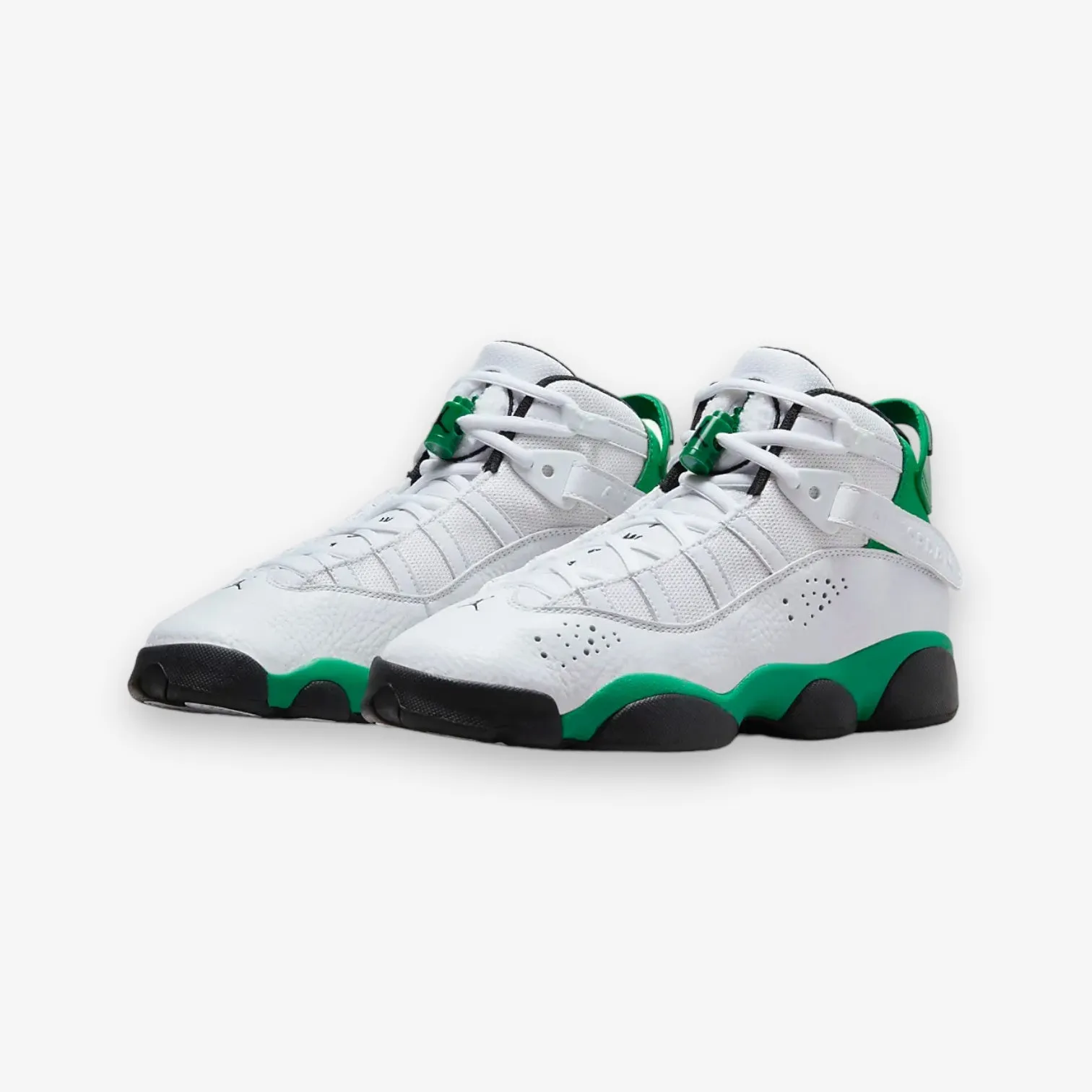 Air Jordan 6 Rings GS White Lucky Green 323419-131