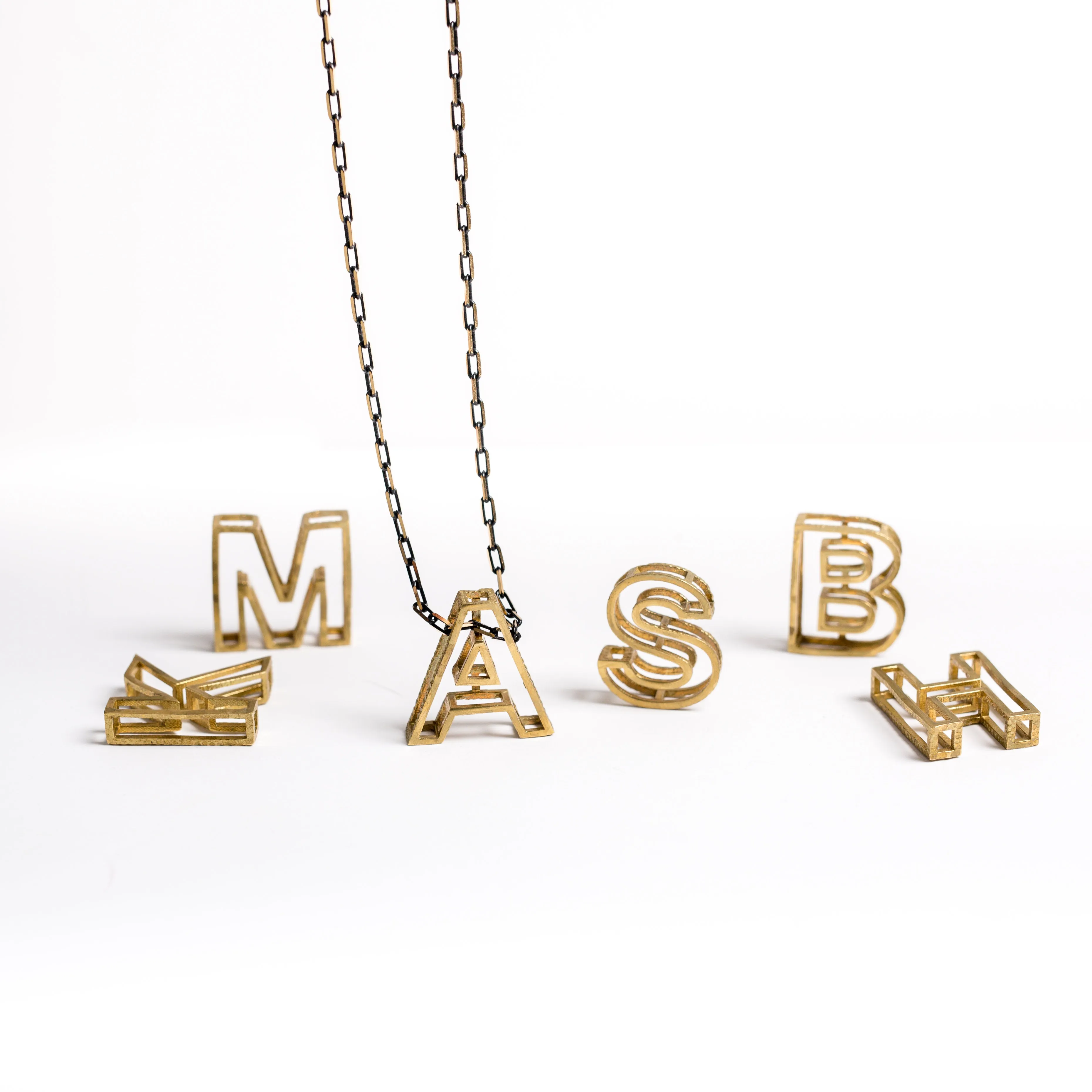 “Alphabet Soup” Initial Necklaces