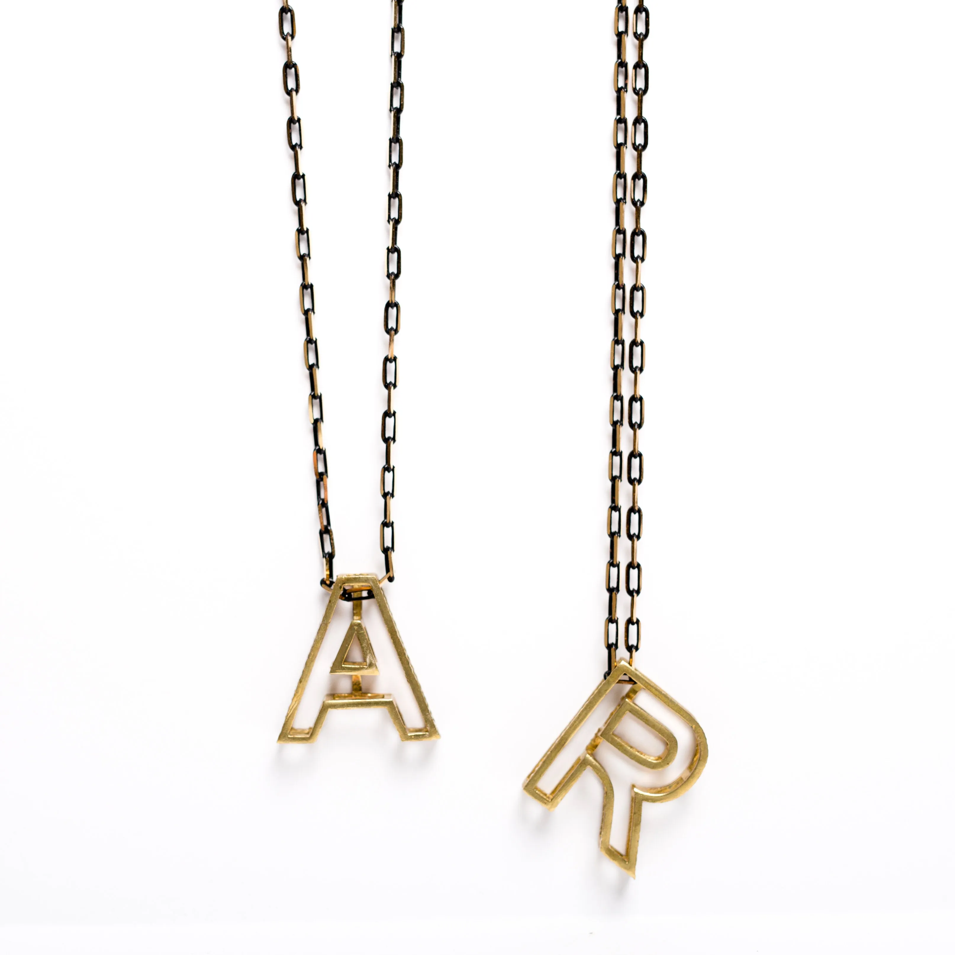 “Alphabet Soup” Initial Necklaces