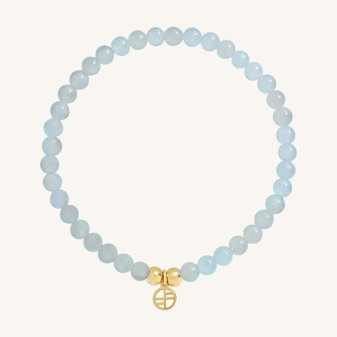 Aquamarine Lumier Bracelet - Stone of Peace