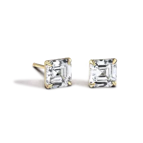 Asscher Diamond Studs