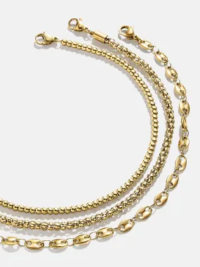 Baylin Anklet Set - Gold