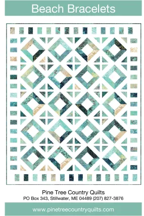 BEACH BRACELETS - Pine Tree Country Quilts Pattern - DIGITAL DOWNLOAD