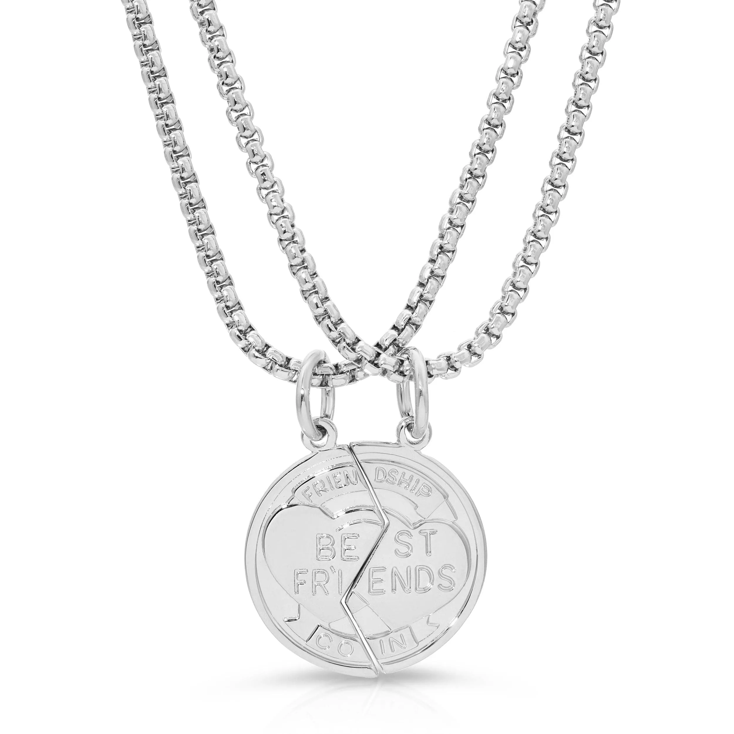 Best Friend Coin Necklaces