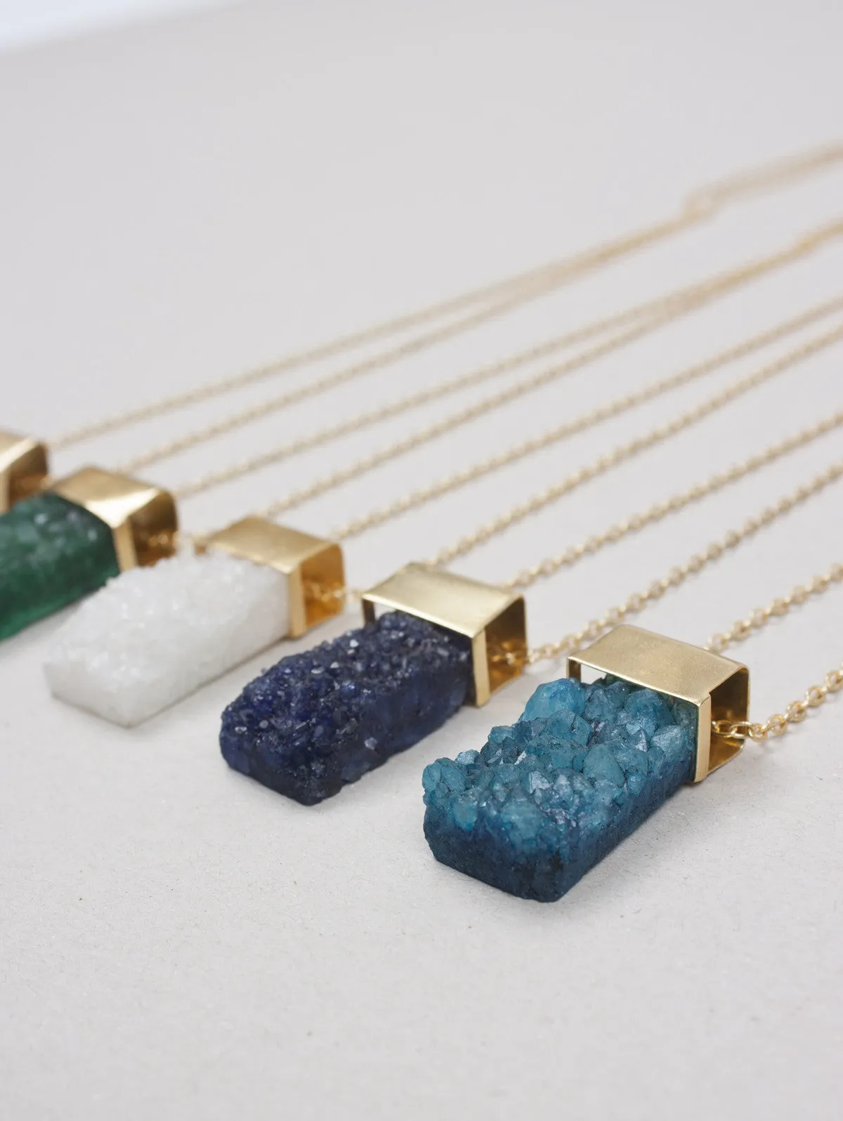 Big Druzy Necklaces