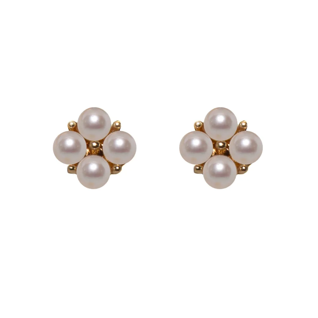 Blossoming Pearl Studs