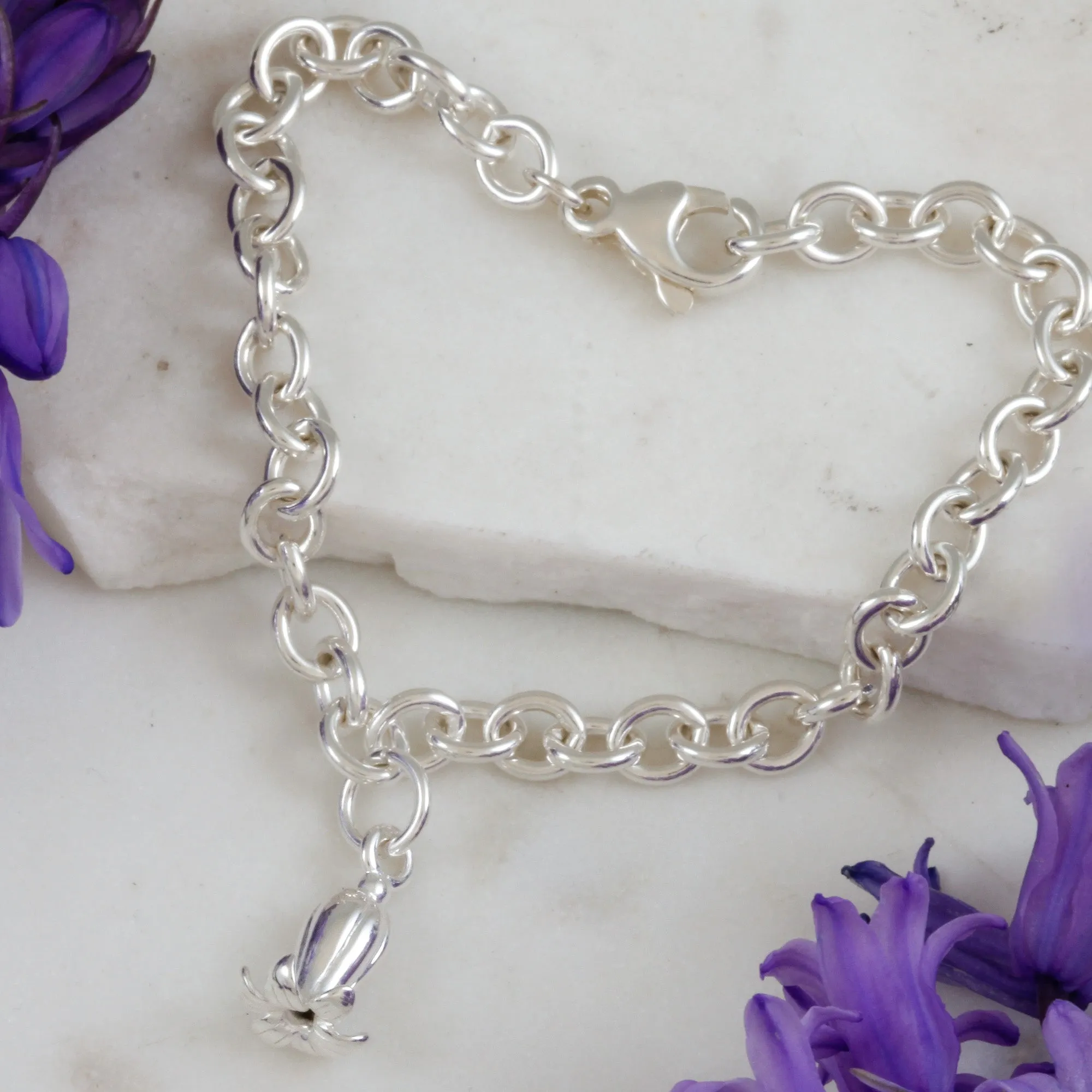 Bluebell Silver Charm Bracelet