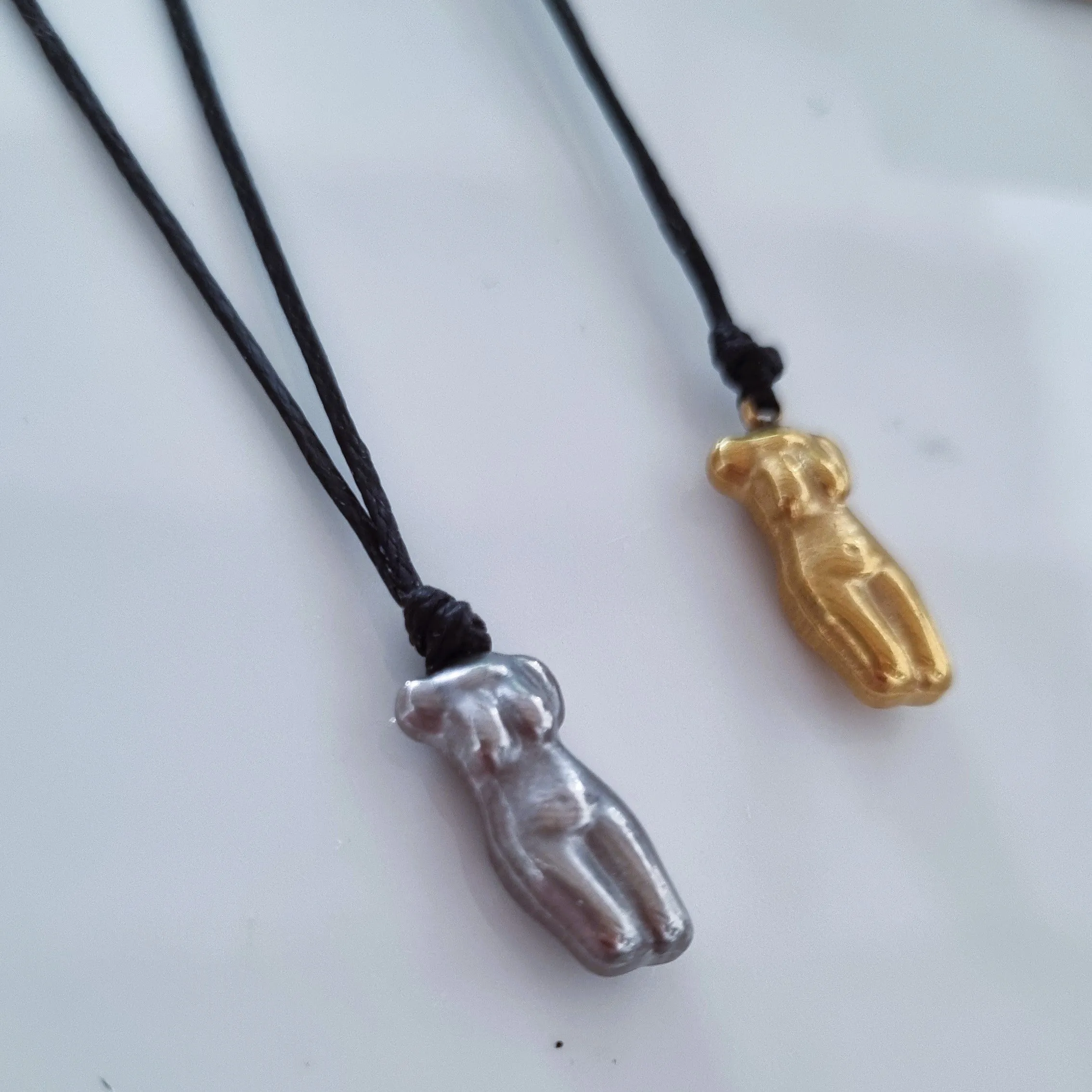 Body charm necklaces