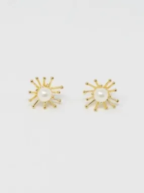 Bursting Pearl Studs