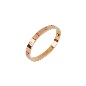 Cartier Love Bracelets Rose Gold Size 15