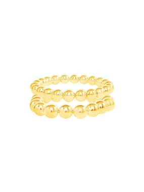 Chunky Stretch Bracelet Set - 8mm   10mm