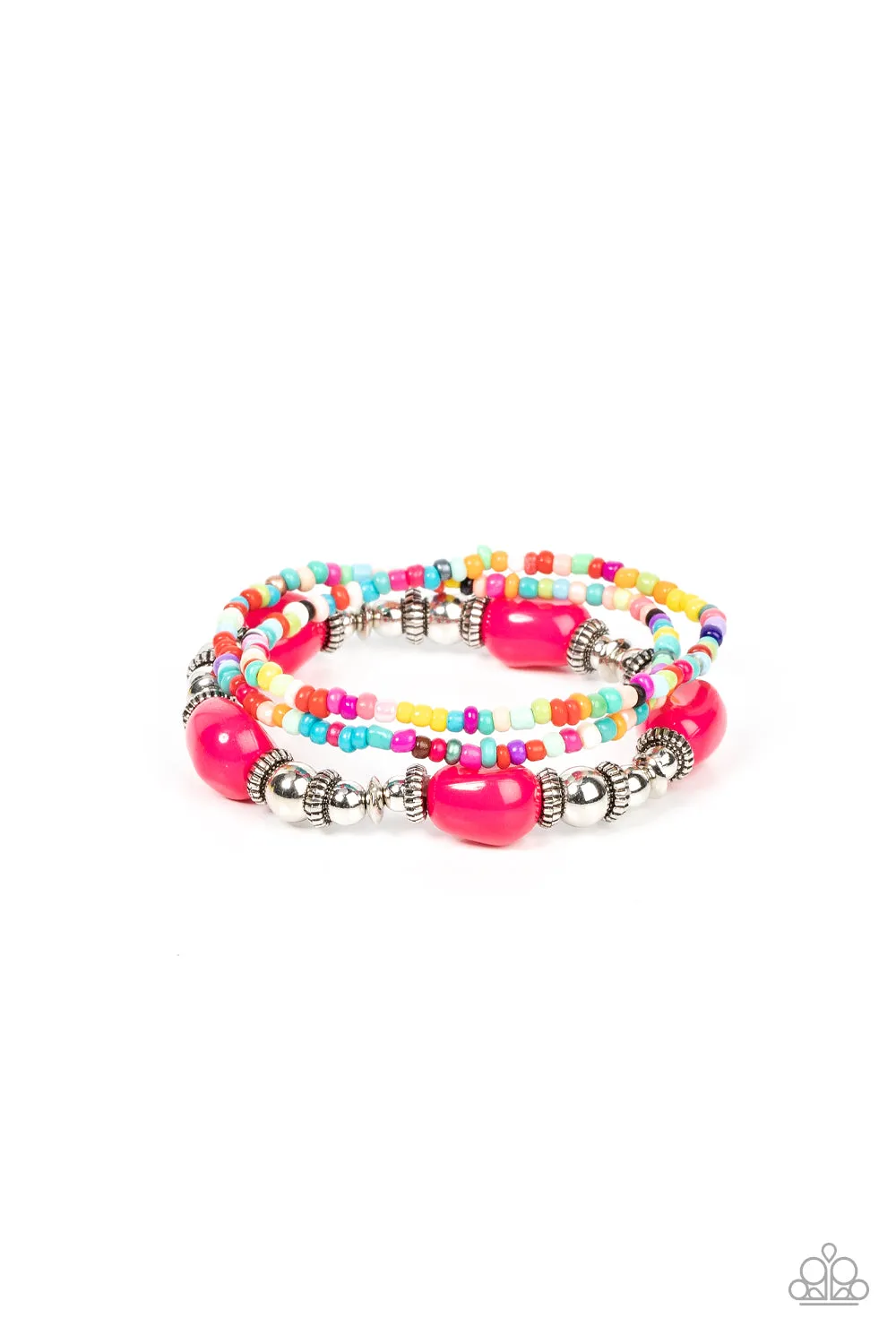 Confidently Crafty - Pink Bracelet