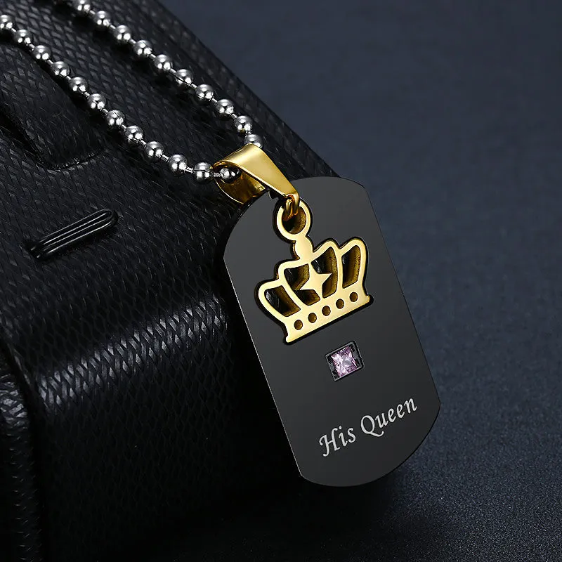 Crown Couple Necklaces