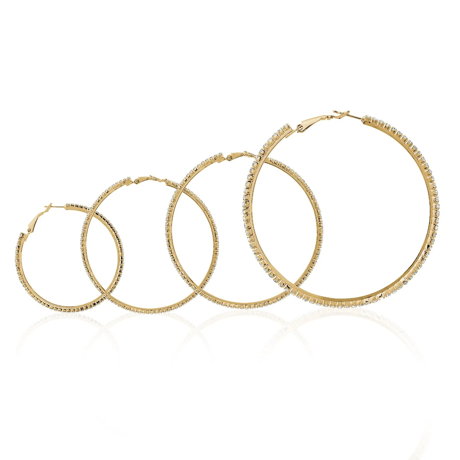 Crystal hoops