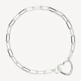 Cuore Chain Link Bracelet (19cm)