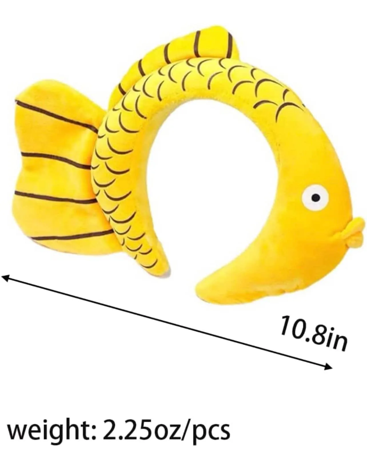 Cute Cartoon Fish Headbands, Large Fish Hair Hoops,Spa Headbands for Washing Faceapplying cosmetic, applying a facial mask