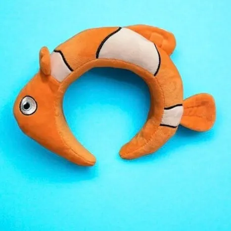 Cute Cartoon Fish Headbands, Large Fish Hair Hoops,Spa Headbands for Washing Faceapplying cosmetic, applying a facial mask