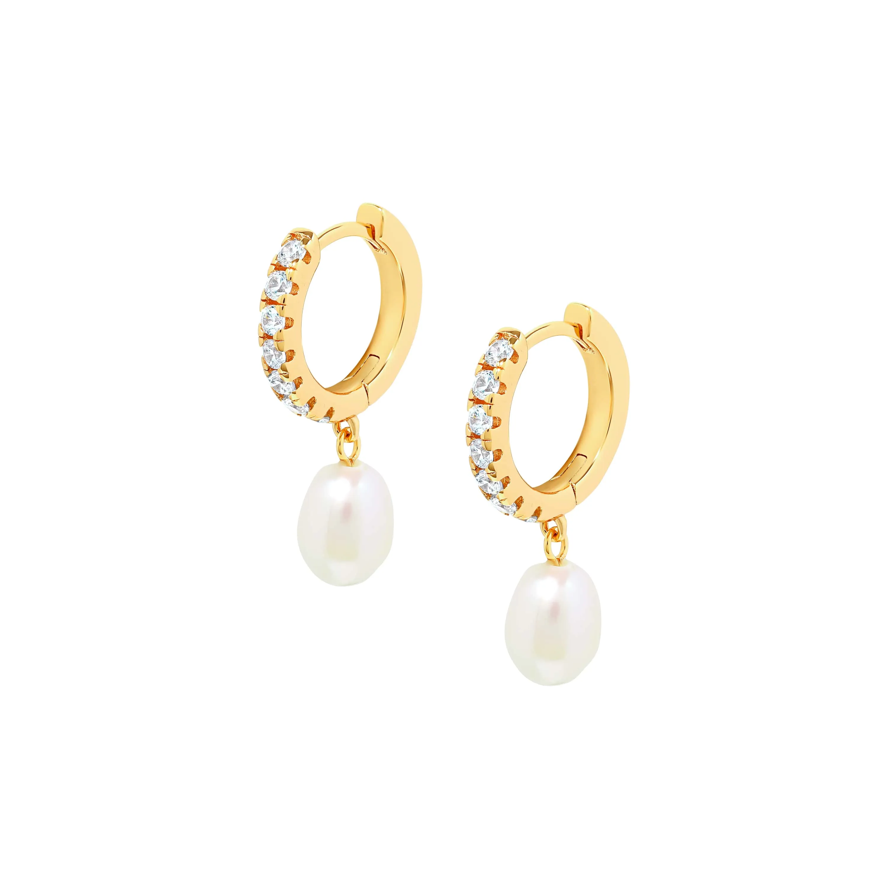 Dareth Pearl Hoops