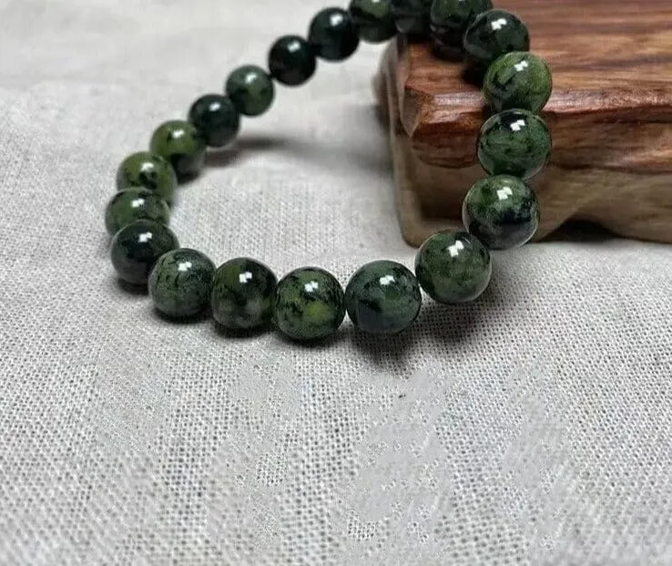 Dark Green Jade Bracelet