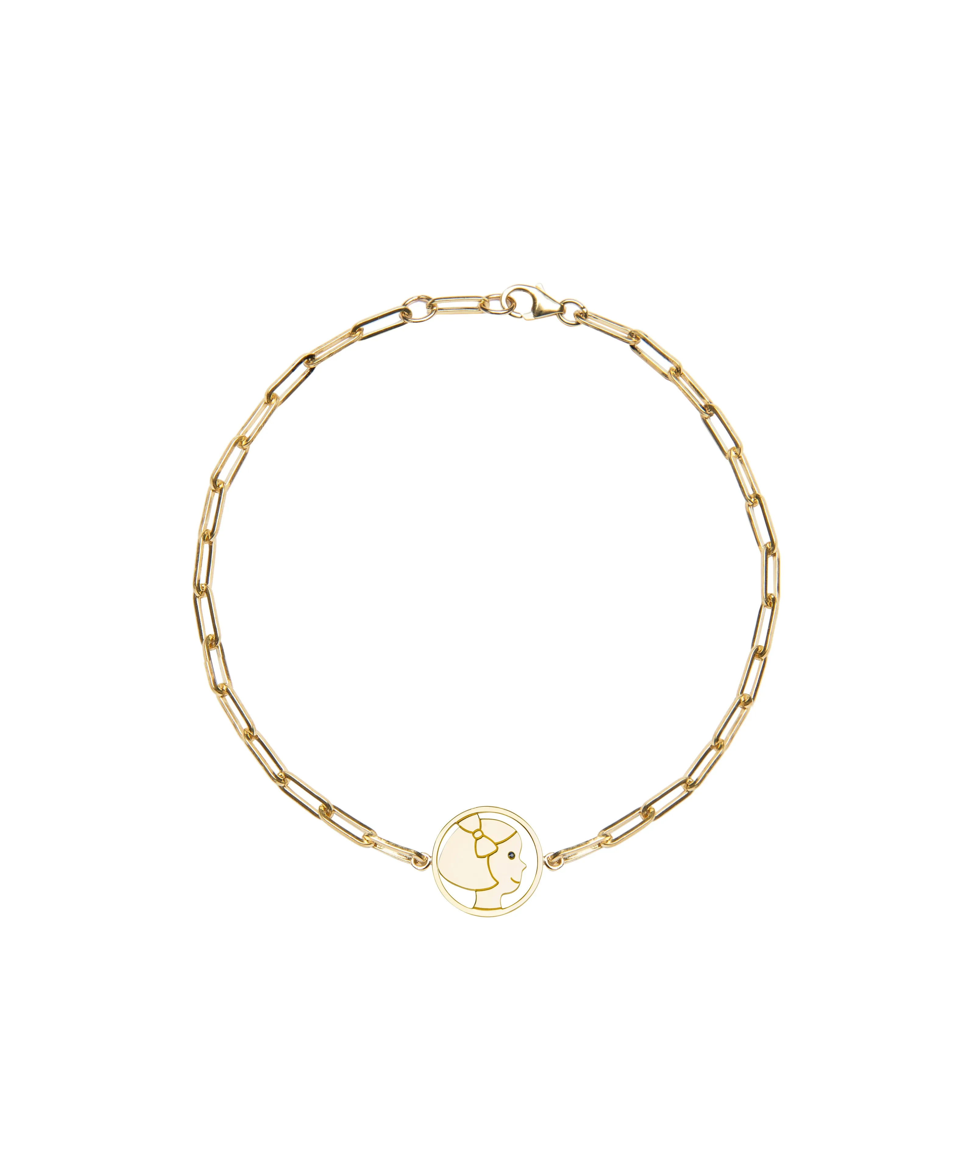 Delicate Girl Silhouette Bracelet