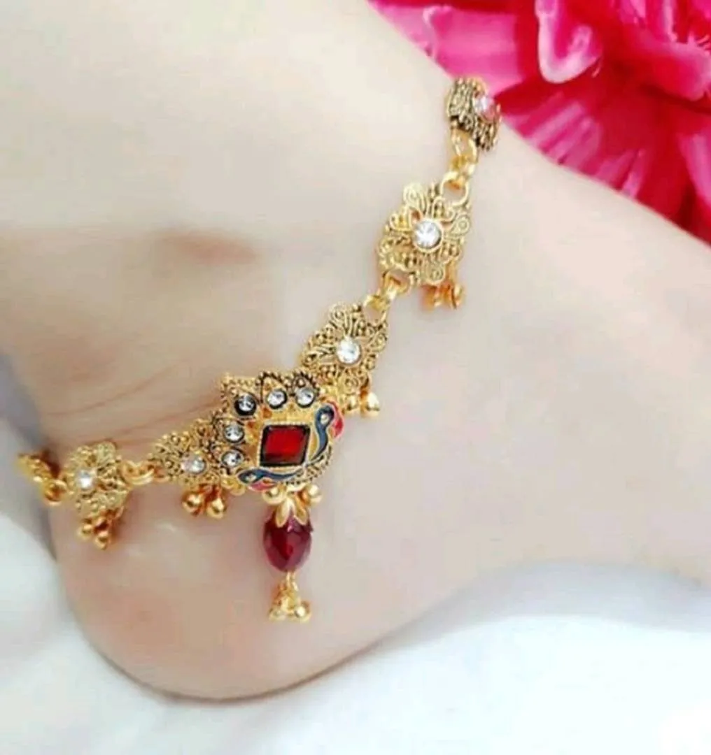 Designer Gold-plated  Anklets