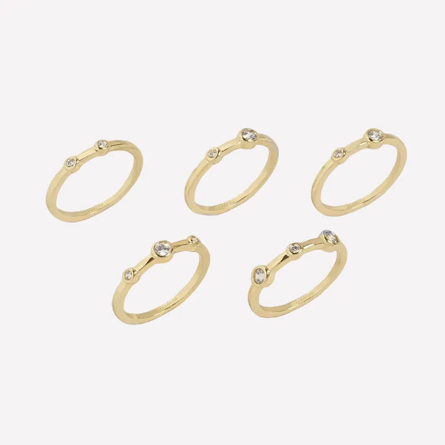 Diana Bezel Rings