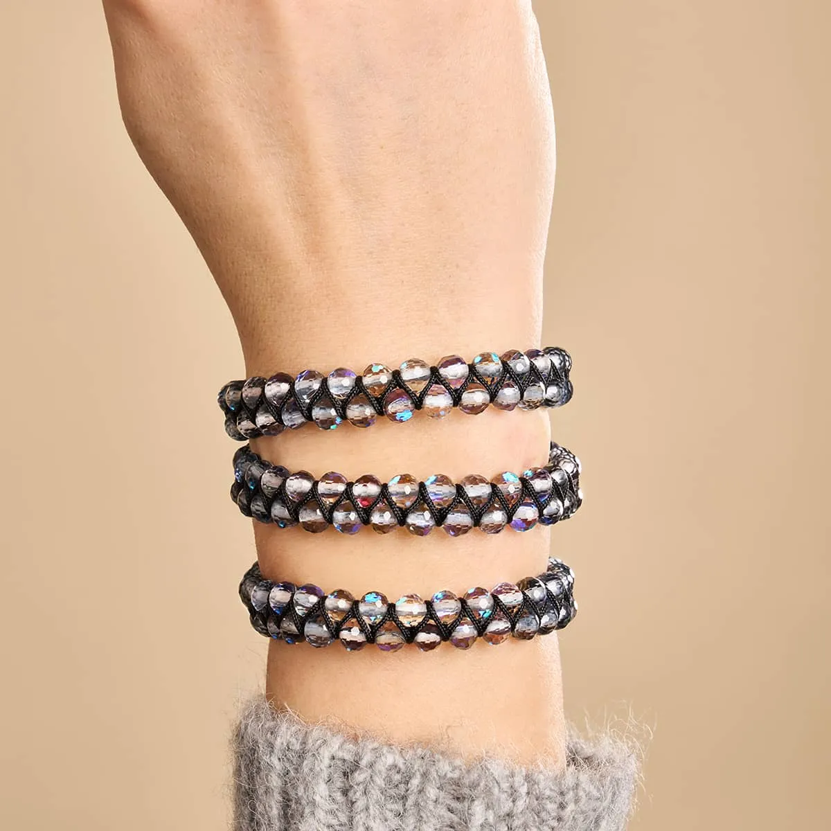 Electric Charcoal | Silver | Prisma Vitality Bracelet