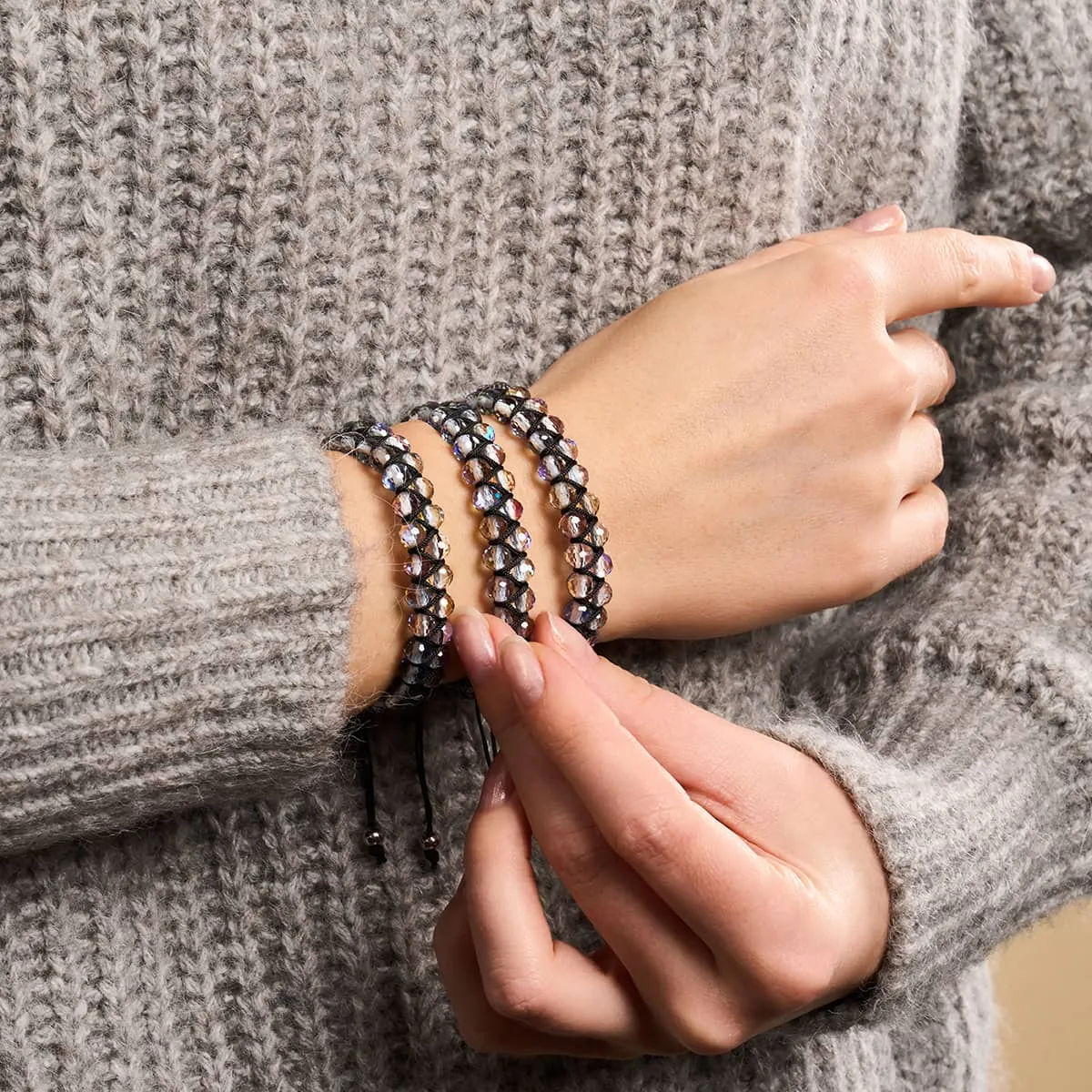 Electric Charcoal | Silver | Prisma Vitality Bracelet