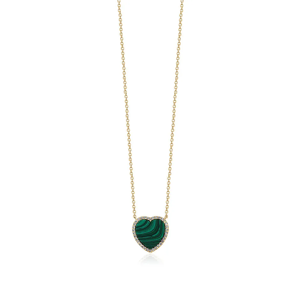 ENAMEL HEART NECKLACES