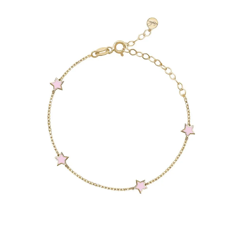 ENAMEL STAR ANKLETS