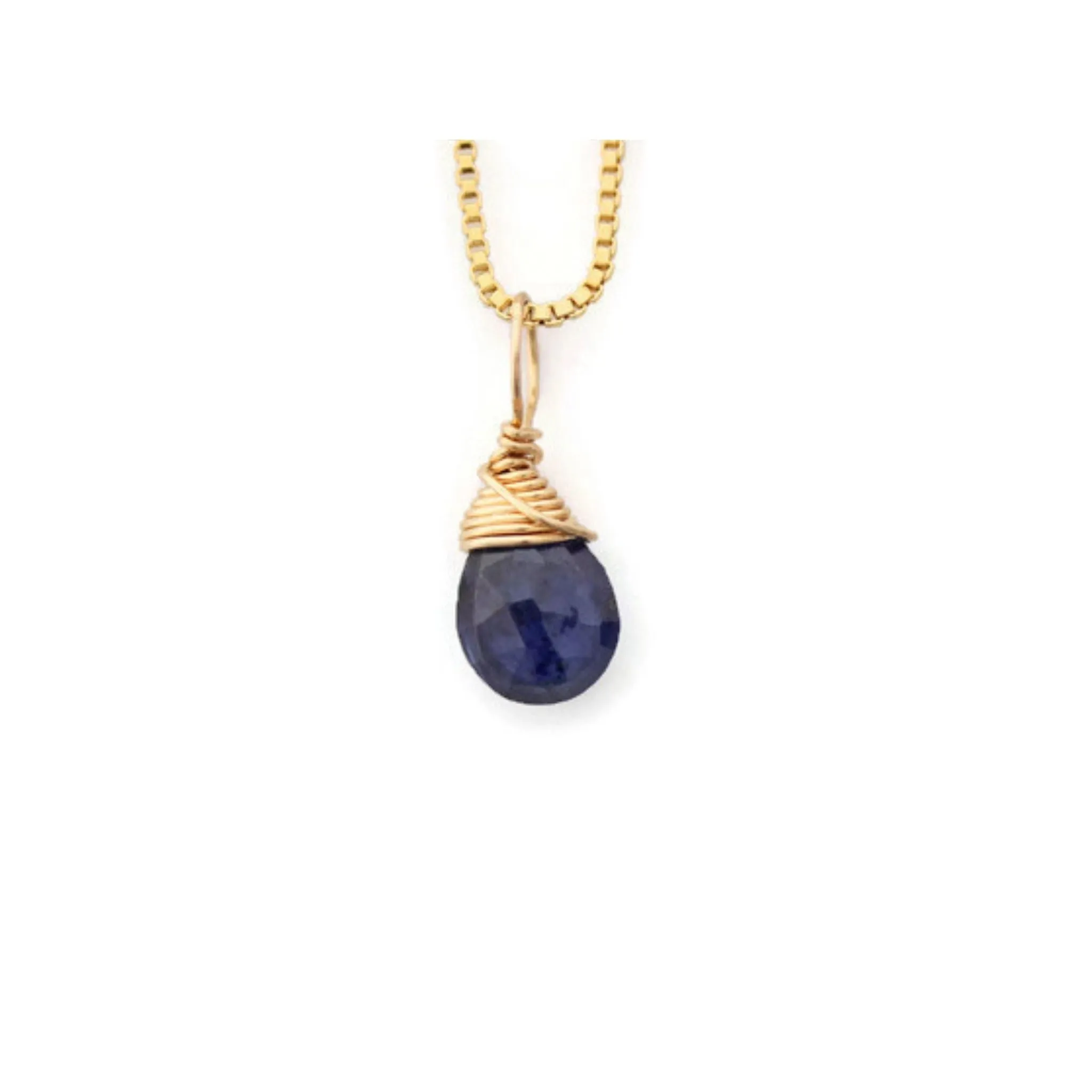 Genuine Birthstone Necklaces in Gold Filled