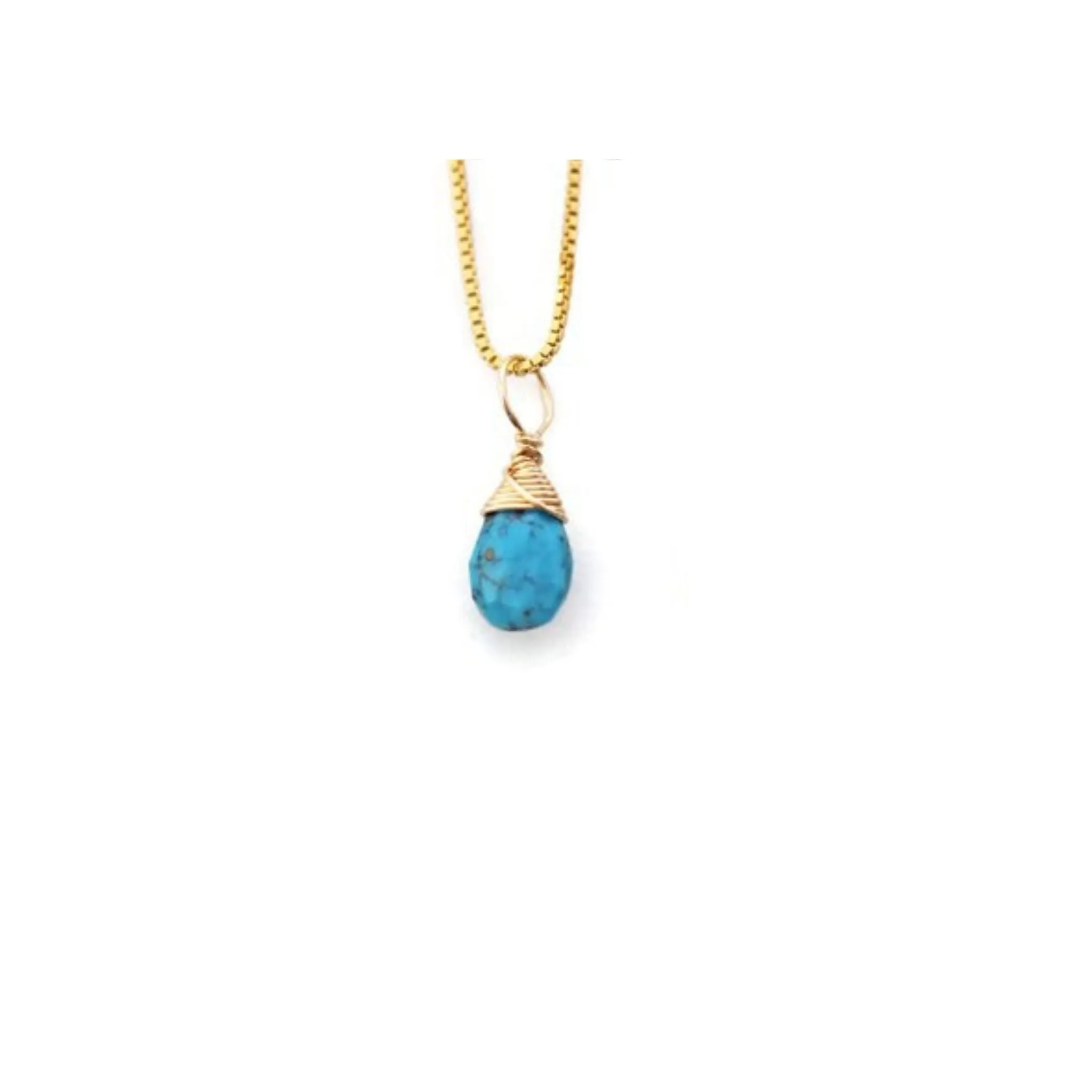 Genuine Birthstone Necklaces in Gold Filled