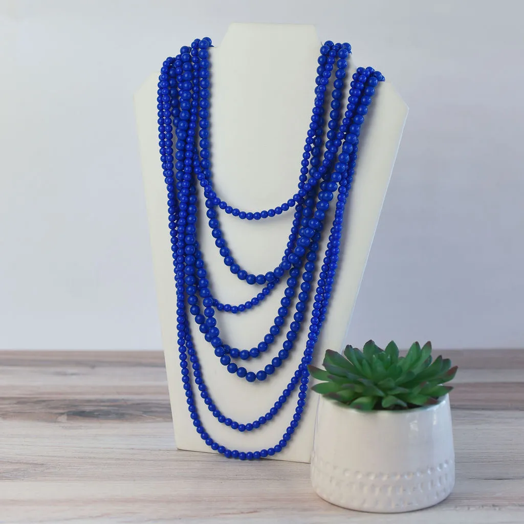 Glory Multi Strand Beaded Statement Necklaces