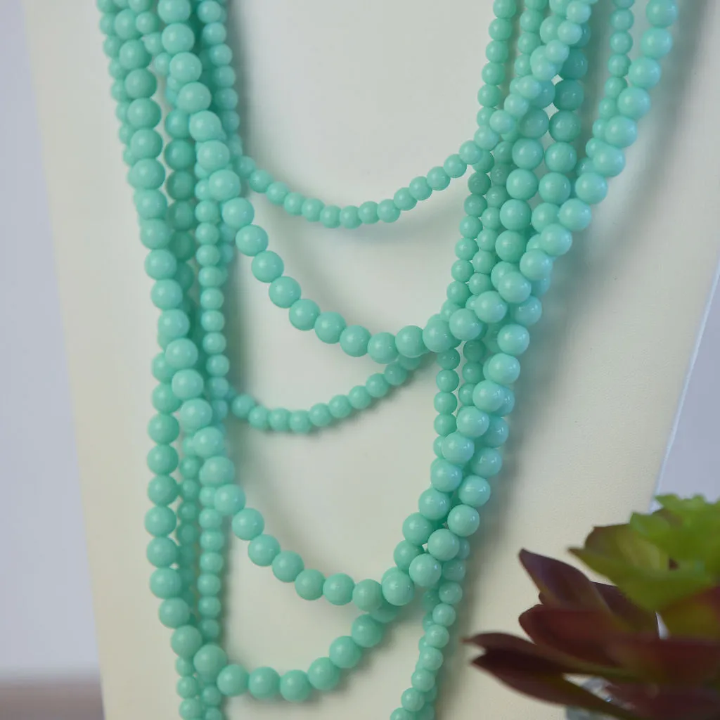 Glory Multi Strand Beaded Statement Necklaces