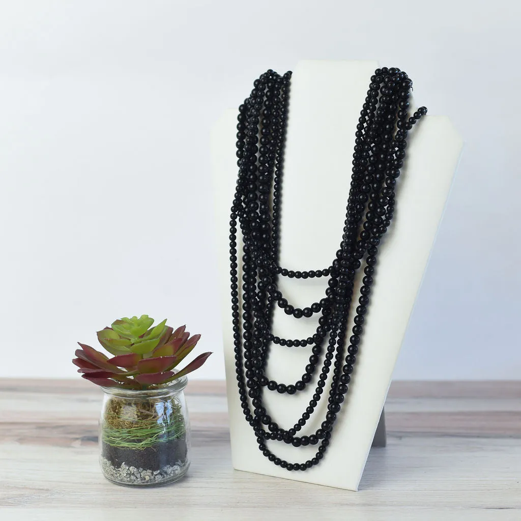 Glory Multi Strand Beaded Statement Necklaces