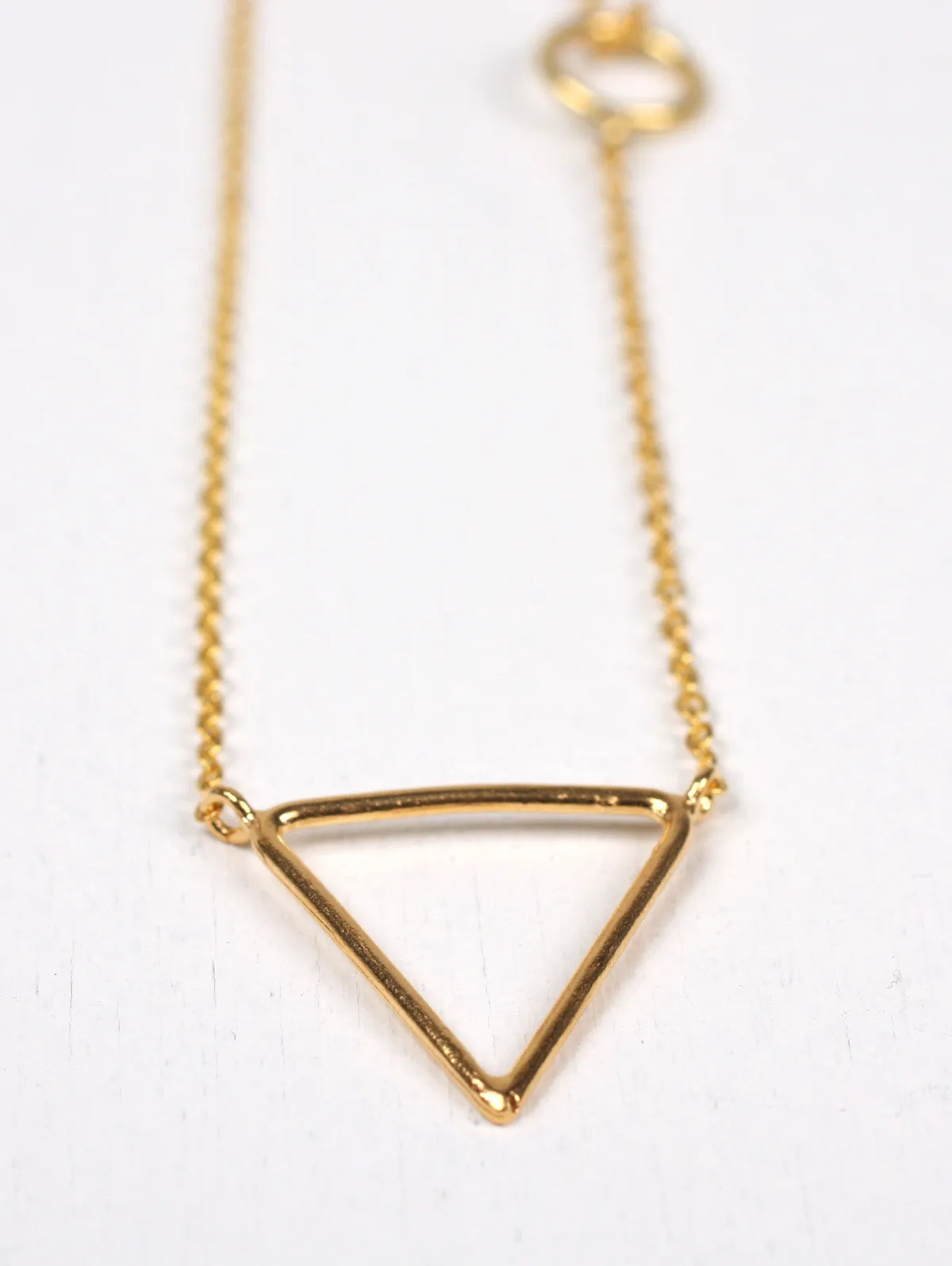 Gold Pyramid Necklaces