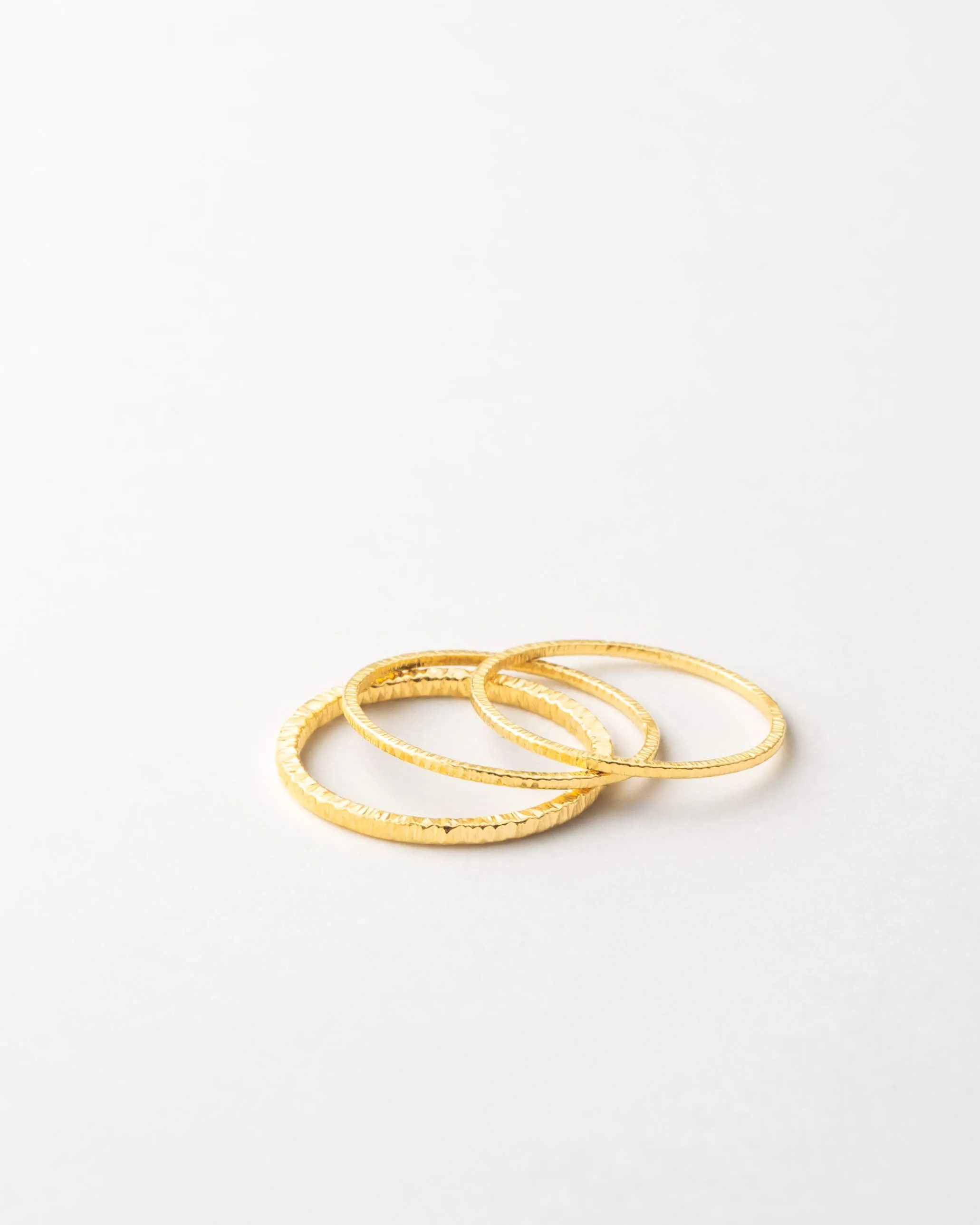 Golden Hour Stacking Rings